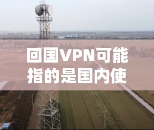 回国VPN可能指的是国内使用VPN服务的平台。VPN(VLAN)是一种技术,用于在互联网中传输数据,同时有助于保护数据的安全性。在国内,有许多公司提供VPN服务,以满足不同用户需求