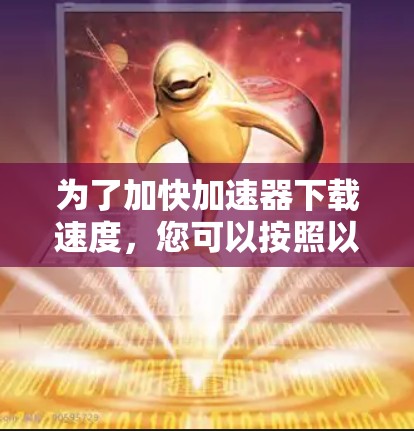 为了加快加速器下载速度，您可以按照以下步骤操作