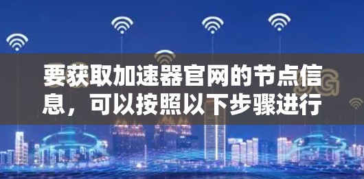 要获取加速器官网的节点信息，可以按照以下步骤进行