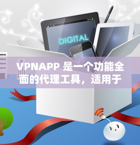 VPNAPP 是一个功能全面的代理工具,适用于个人和企业用户。以下是对其各方面的详细分析