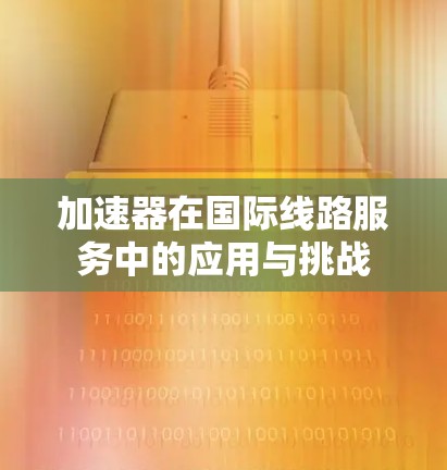 加速器在国际线路服务中的应用与挑战