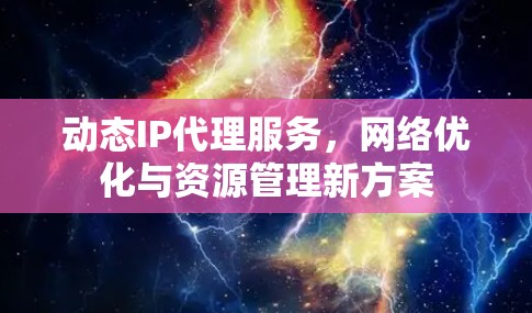 动态IP代理服务,网络优化与资源管理新方案 动态IP代理服务,网络优化与资源管理新方案