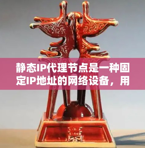 静态IP代理节点是一种固定IP地址的网络设备，用于将外部请求转发到内部网络中的特定设备或服务。以下是静态IP代理节点的详细解释