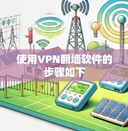 使用VPN翻墙软件的步骤如下