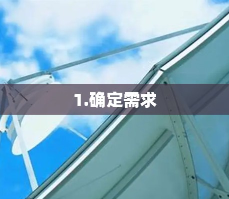 1.确定需求