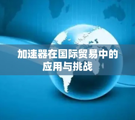 加速器在国际贸易中的应用与挑战 加速器在国际贸易中的应用与挑战
