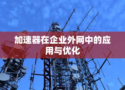 加速器在企业外网中的应用与优化 加速器在企业外网中的应用与优化