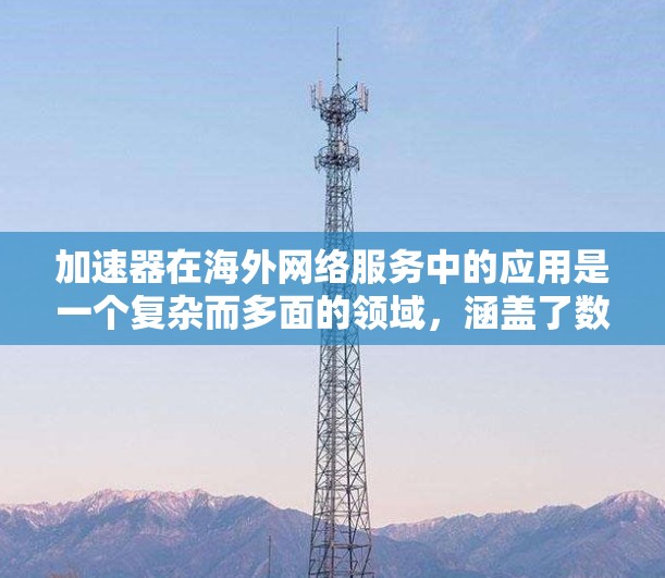 加速器在海外网络服务中的应用是一个复杂而多面的领域，涵盖了数据传输、高效内容分发、视频流优化等多个方面。以下是对加速器在海外网络服务应用的详细分析
