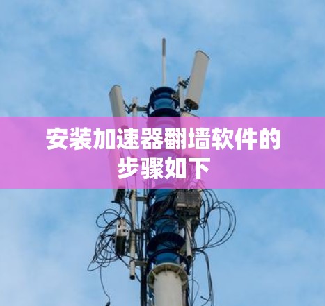 安装加速器翻墙软件的步骤如下 安装加速器翻墙软件的步骤如下