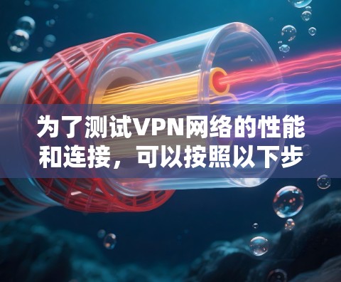为了测试VPN网络的性能和连接，可以按照以下步骤进行