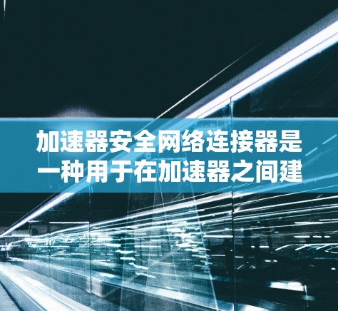 加速器安全网络连接器是一种用于在加速器之间建立安全、可靠的网络连接的设备或解决方案。它专门设计用于在数据中心或云计算环境中保护加速器之间的数据传输，防止数据泄露、网络攻击和未经授权的访问