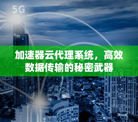 加速器云代理系统，高效数据传输的秘密武器
