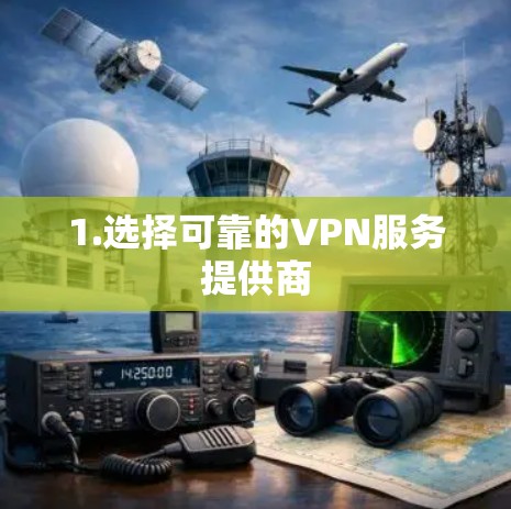 1.选择可靠的VPN服务提供商 1.选择可靠的VPN服务提供商