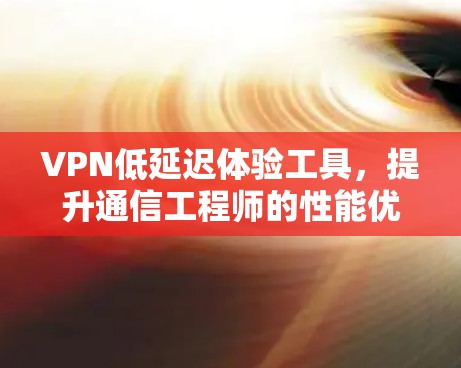 VPN低延迟体验工具，提升通信工程师的性能优化能力