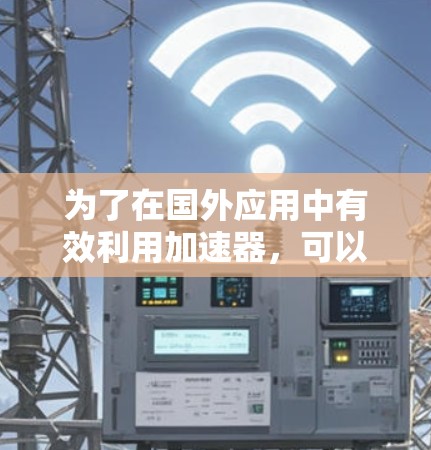 为了在国外应用中有效利用加速器，可以采取以下步骤