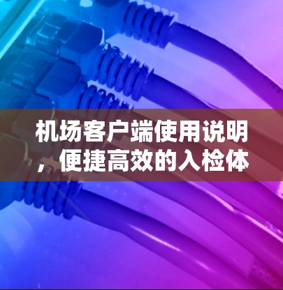 机场客户端使用说明，便捷高效的入检体验