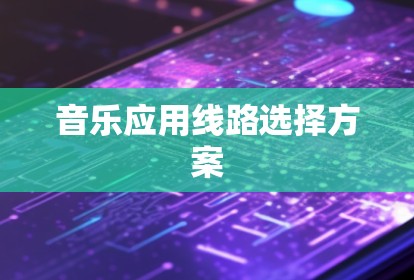 音乐应用线路选择方案 音乐应用线路选择方案