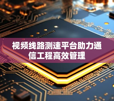 视频线路测速平台助力通信工程高效管理 视频线路测速平台助力通信工程高效管理