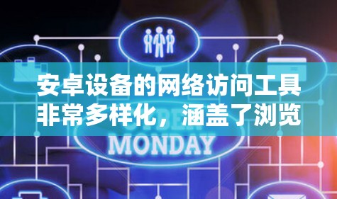 安卓设备的网络访问工具非常多样化,涵盖了浏览、下载、文件传输、加密传输、网络测试等多个方面。以下是一些常用的安卓网络访问工具的分类和推荐 安卓设备的网络访问工具非常多样化,涵盖了浏览、下载、文件传输、加密传输、网络测试等多个方面。以下是一些常用的安卓网络访问工具的分类和推荐