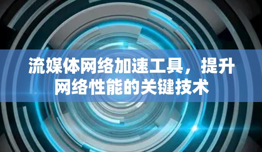 流媒体网络加速工具,提升网络性能的关键技术 流媒体网络加速工具,提升网络性能的关键技术