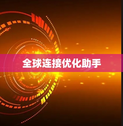 全球连接优化助手 全球连接优化助手