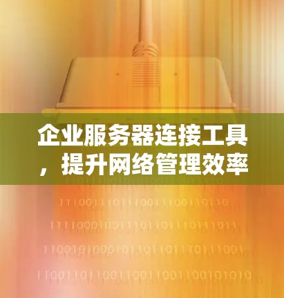 企业服务器连接工具，提升网络管理效率的秘密武器