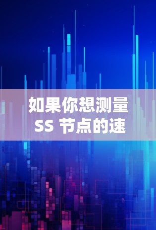 如果你想测量 SS 节点的速度，可以使用一些网络测速工具，比如